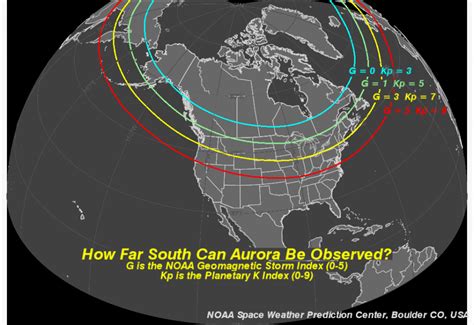 northern lights tonight map.